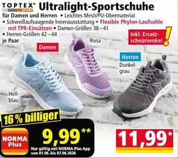 Norma TOPTEX Ultralight-Sportschuhe Angebot