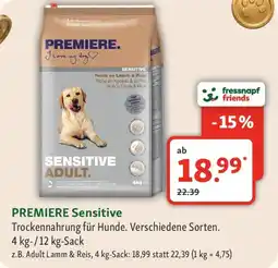 Fressnapf PREMIERE Sensitive Angebot