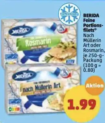 PENNY Berida Feine Portionsfilets 250g Angebot