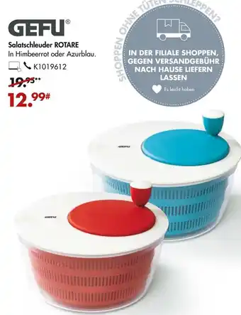 Galeria GEFU Salatschleuder Rotare Angebot