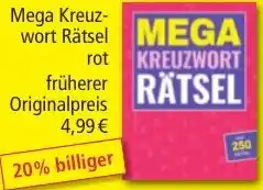 Norma Mega Kreuzwort Rätsel rot Angebot