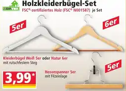 Norma TOPTEX Holzkleiderbügel-Set Angebot
