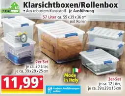 Norma TOPTEX Klarsichtboxen/Rollenbox Angebot