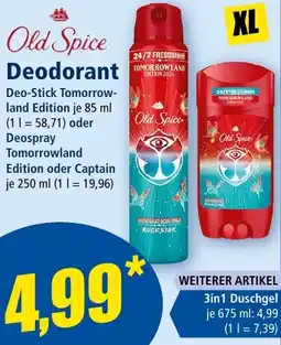 Norma Old Spice Deodorant Angebot