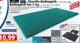Norma SANTOSINI XXL-Chenille-Badteppich oder Badteppich-Set 2-tlg. Angebot