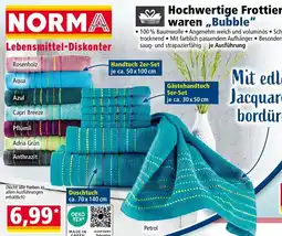 Norma SENSINO Hochwertige Frottierwaren ,,Bubble" Angebot