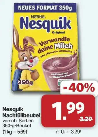 Famila Nord West Nesquik Nachfüllbeutel Angebot