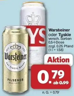 Famila Nord West Warsteiner oder Tyskie Angebot