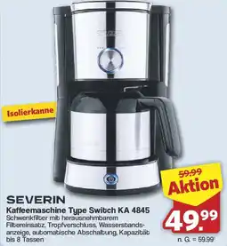 Famila Nord West SEVERIN Kaffeemaschine Type Switch KA 4845 Angebot