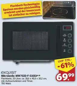 Famila Nord West Exquisit Mikrowelle MW7020-F-030DI Angebot
