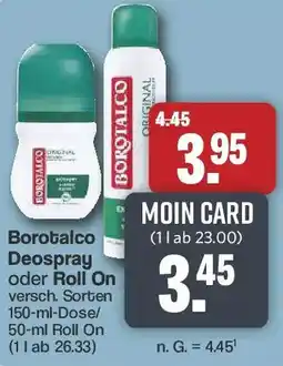Famila Nord West Borotalco Deospray oder Roll On Angebot