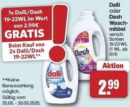 Famila Nord West Dalli oder Dash Waschmittel Angebot