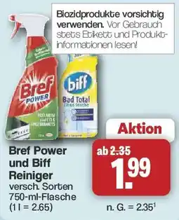 Famila Nord West Bref Power und Biff Reiniger Angebot