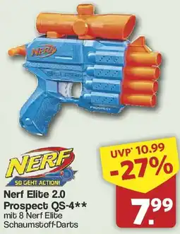 Famila Nord West Nerf Elite 2.0 Prospect QS-4 Angebot