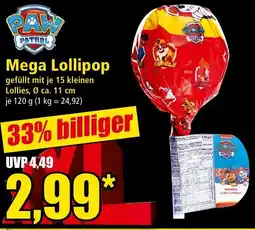 Norma PAW PATROL Mega Lollipop Angebot