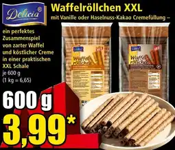 Norma Delicia Waffelröllchen XXL Angebot