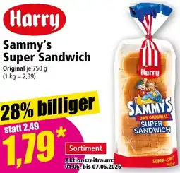 Norma Harry Sammy's Super Sandwich Angebot