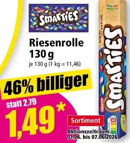 Norma Smarties Riesenrolle Angebot