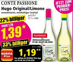 Norma CONTE PASSIONE Hugo Original/Limone Angebot
