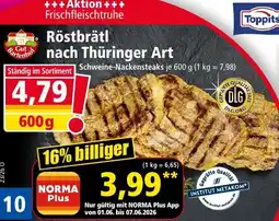 Norma Gut Bartenhof Röstbrätl nach Thüringer Art Angebot