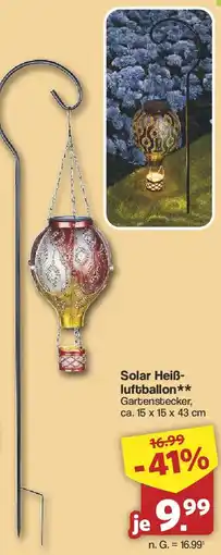 Famila Nord West Solar Heißluftballon Angebot