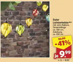 Famila Nord West Solar Lichterkette Angebot