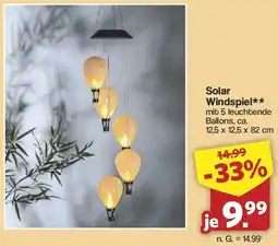 Famila Nord West Solar Windspiel Angebot