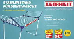 Famila Nord West LEIFHEIT Standtrockner PEGASUS 150 SOLID SLIM/180 SOLID Angebot