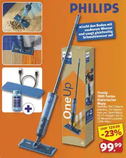Famila Nord West PHILIPS OneUp 3000 Series Elektrischer Mopp Angebot