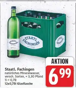 E-Center Staatl. fachingen natürliches mineralwasser Angebot