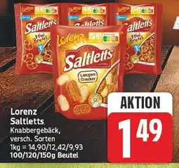 E-Center Lorenz saltletts mini brezel Angebot