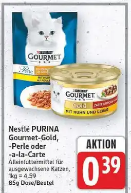 E-Center Nestlé purina gourmet gold mit huhn und leber Angebot