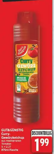 E-Center Gut&günstig curry-gewürzketchup Angebot
