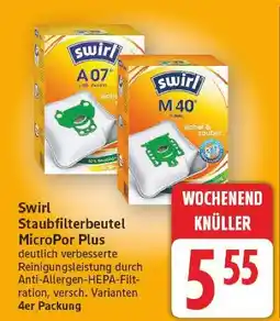 E-Center Swirl staubfilterbeutel micropor plus a07 Angebot