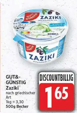E-Center Gut & günstig zaziki Angebot