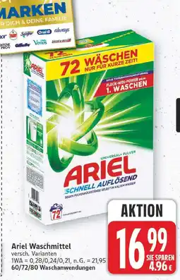 E-Center Ariel waschmittel Angebot