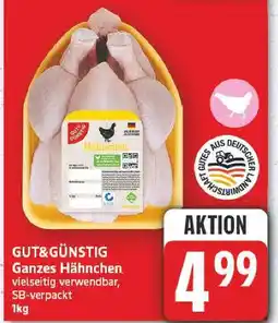 E-Center Gut&günstig ganzes hähnchen Angebot