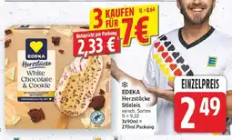 E-Center Edeka herzstücke white chocolate & cookie Angebot