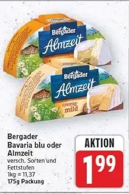 E-Center Bergader bavaria blu Angebot
