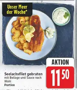 E-Center Seelachsfilet gebraten Angebot