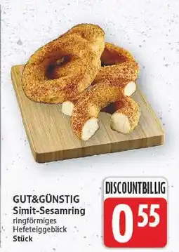 E-Center Gut&günstig simit-sesamring Angebot