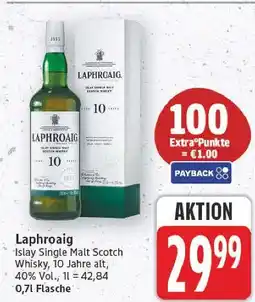 E-Center Laphroaig islay single malt scotch whisky Angebot