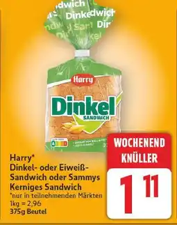 E-Center Harry dinkel sandwich Angebot