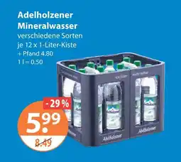V Markt Adelholzener mineralwasser Angebot
