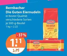 V Markt Bernbacher die guten eiernudeln große spirale Angebot
