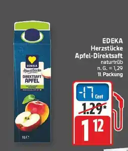 E-Center Edeka herzstücke apfel-direktsaft Angebot
