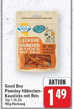 E-Center Good boy pawsley hähnchen-kausticks mit reis Angebot