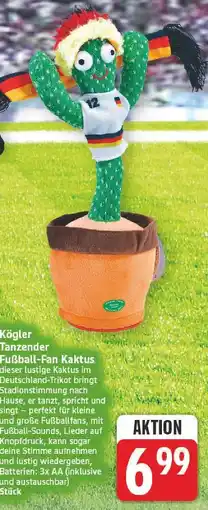 E-Center Kögler tanzender fußball-fan kaktus Angebot