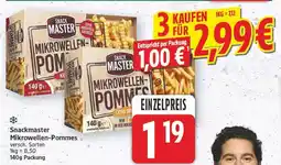 E-Center Snackmaster mikrowellen-pommes Angebot