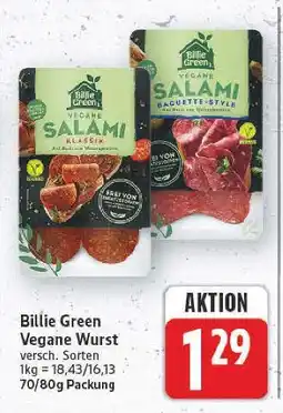 E-Center Billie green vegane wurst salami klassik Angebot